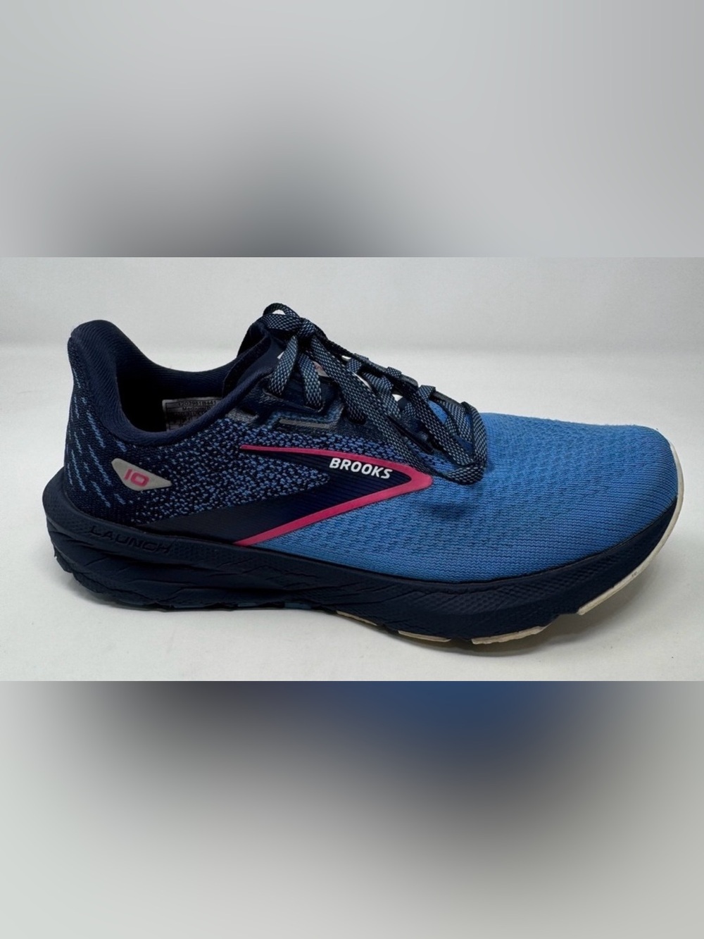 Brooks Women's Blue Running Shoes with Pink Accents